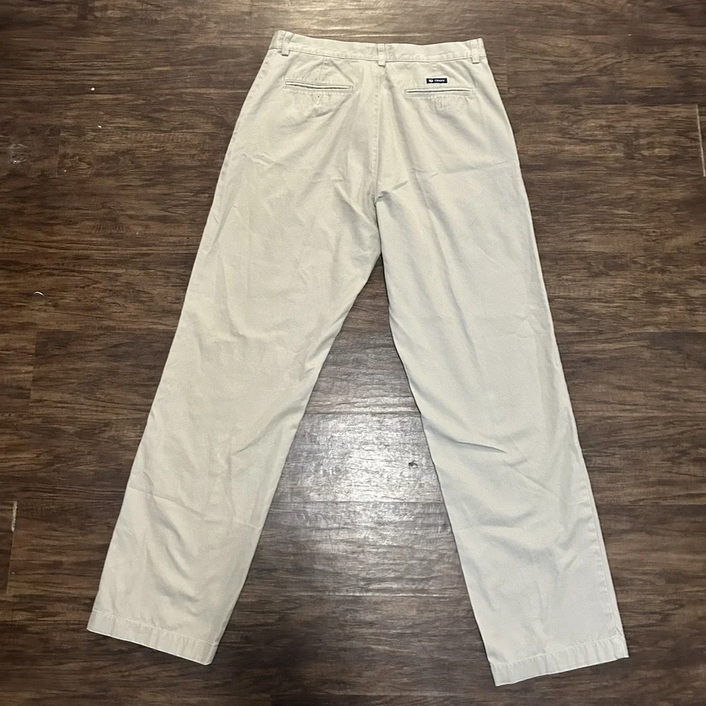 Chaps Men's Khaki Chino Pants 100% Cotton Size 34X34 - Picture 5 of 6